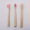 Brosse à dents en bambou de forme trapézoïdale pour enfants