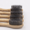 Brosse à dents en bambou à manche ondulé